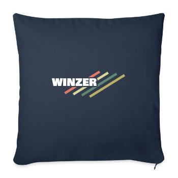 Workplace: Winegrowers - Sofa pillowcase 17,3'' x 17,3'' (45 x 45 cm) - navy - Front