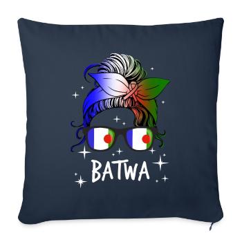 Batwa - Sofakissenbezug 45 x 45 cm - Navy - Vorne