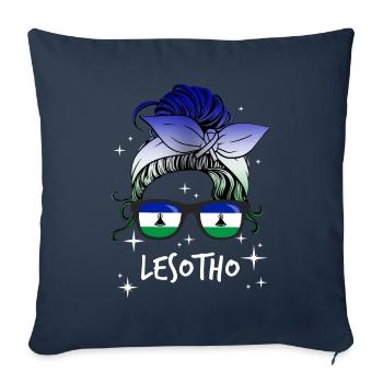 Lesotho - Sofa pillowcase 17,3'' x 17,3'' (45 x 45 cm) - navy - Front