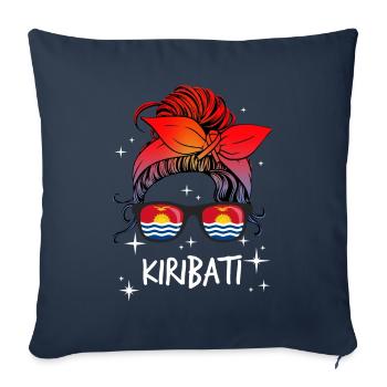 Kiribati - Sofa pillowcase 17,3'' x 17,3'' (45 x 45 cm) - navy - Front