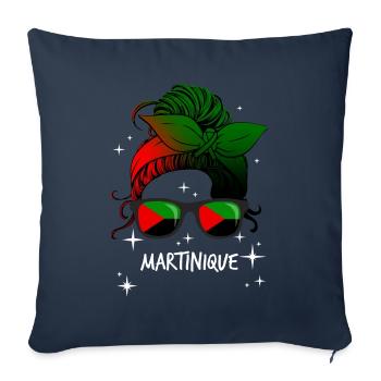 Martinique - Sofakissenbezug 45 x 45 cm - Navy - Vorne
