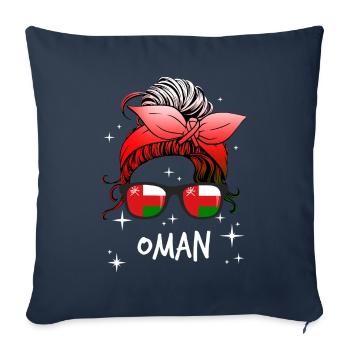 Oman - Sofa pillowcase 17,3'' x 17,3'' (45 x 45 cm) - navy - Front