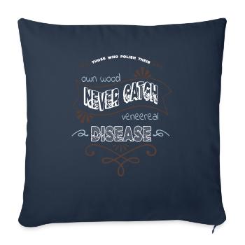 Apprentice Mason Chainsaw Carpenter - Sofa pillowcase 17,3'' x 17,3'' (45 x 45 cm) - navy - Front