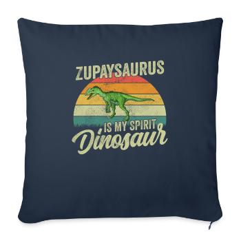Zupaysaurus Dinosaur Children Dino Gift - Sofa pillowcase 17,3'' x 17,3'' (45 x 45 cm) - navy - Front