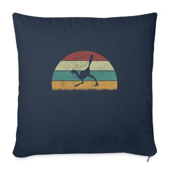 xxx Dinosaur Kids Dino Cadeau - Housse de coussin décorative 45 x 45 cm - bleu marine - Devant