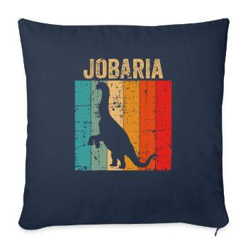 Jobaria Dinosaur Children Dino Gift - Sofa pillowcase 17,3'' x 17,3'' (45 x 45 cm) - navy - Front