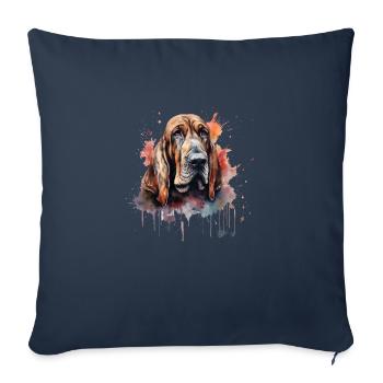 Limier - Housse de coussin décorative 45 x 45 cm - bleu marine - Devant