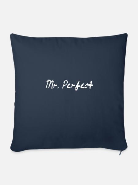 Mr. Perfect - Sofakissenbezug 45 x 45 cm - Navy