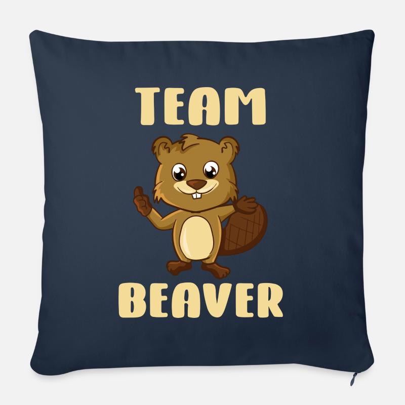 Team Biber - Sofakissenbezug 45 x 45 cm - Navy