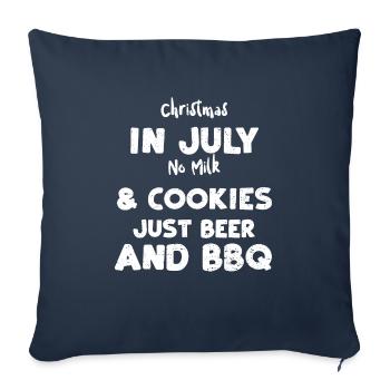 Christmas In July No Milk & Cook... - Sofakissenbezug 45 x 45 cm - Navy - Vorne