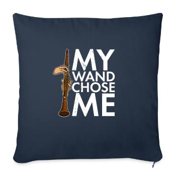 Clarinet Instrument Clarinetist Musicians - Sofakissenbezug 45 x 45 cm - Navy - Vorne