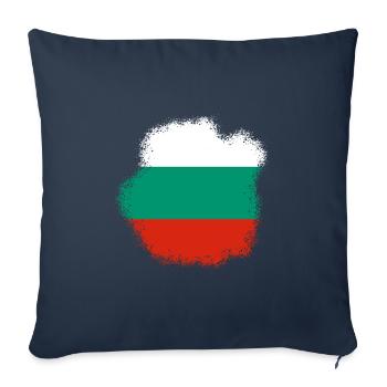 Bulgaria Flag Bulgarian Flag Golden Sands - Sofa pillowcase 17,3'' x 17,3'' (45 x 45 cm) - navy - Front