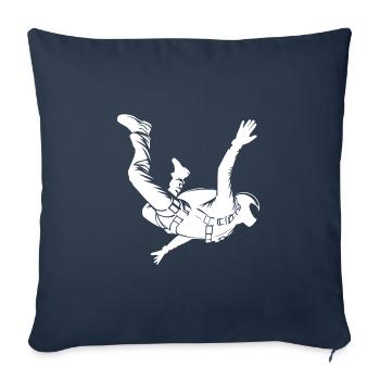 Professional Parachutist Paratrooper Jump - Sofa pillowcase 17,3'' x 17,3'' (45 x 45 cm) - navy - Front