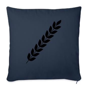 wheat - Sofa pillowcase 17,3'' x 17,3'' (45 x 45 cm) - navy - Front