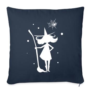 Halloween - Witch Spell Witch's Bbe Magic Magic - Sofa pillowcase 17,3'' x 17,3'' (45 x 45 cm) - navy - Front