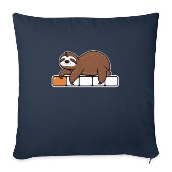 Une ronde de refroidissement - Housse de coussin décorative 45 x 45 cm - bleu marine - Devant