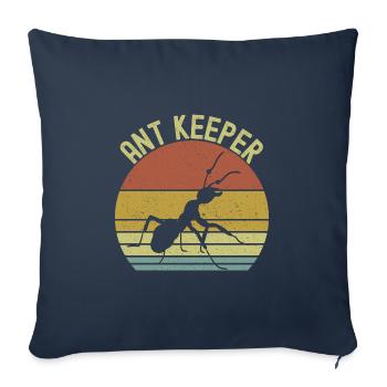 Ant - Sofa pillowcase 17,3'' x 17,3'' (45 x 45 cm) - navy - Front
