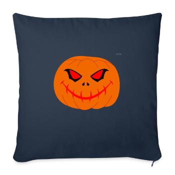 Pumpkin no1 - Sofa pillowcase 17,3'' x 17,3'' (45 x 45 cm) - navy - Front