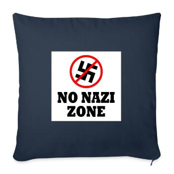 To the right - Sofa pillowcase 17,3'' x 17,3'' (45 x 45 cm) - navy - Front