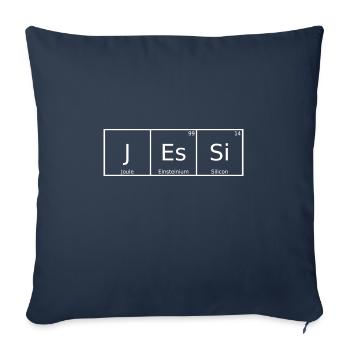 Jessi Surname First Name Chemistry Periodic Table Elements - Sofa pillowcase 17,3'' x 17,3'' (45 x 45 cm) - navy - Front