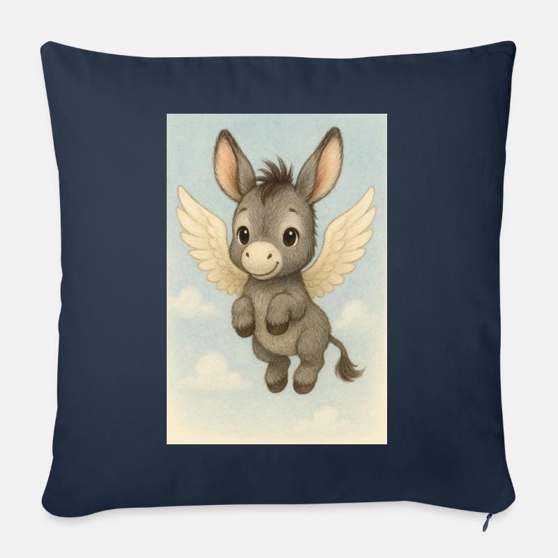 Fliegesel - Sofakissenbezug 45 x 45 cm - Navy