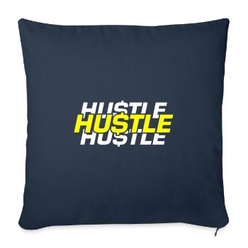 Hustle Odds - Sofa pillowcase 17,3'' x 17,3'' (45 x 45 cm) - navy - Front
