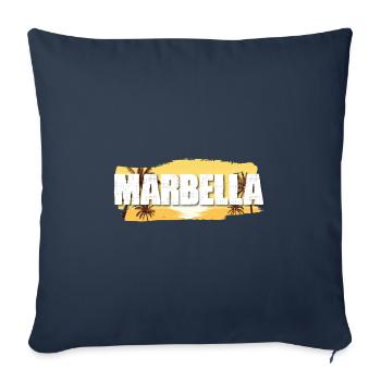 Marbella - Sofa pillowcase 17,3'' x 17,3'' (45 x 45 cm) - navy - Front