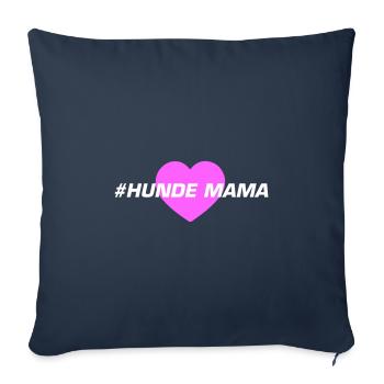 Dogs Mom - Sofa pillowcase 17,3'' x 17,3'' (45 x 45 cm) - navy - Front