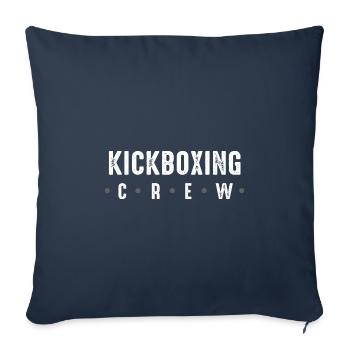 Kickboxing Crew - Sofa pillowcase 17,3'' x 17,3'' (45 x 45 cm) - navy - Front