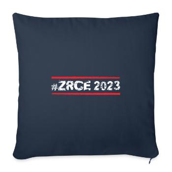 Zrce 2023 - Housse de coussin décorative 45 x 45 cm - bleu marine - Devant