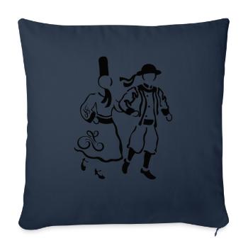 Breizh - Sofa pillowcase 17,3'' x 17,3'' (45 x 45 cm) - navy - Front