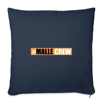 Malle Crew - Sofa pillowcase 17,3'' x 17,3'' (45 x 45 cm) - navy - Front