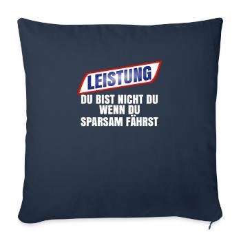 You are not you if you drive economically - Sofa pillowcase 17,3'' x 17,3'' (45 x 45 cm) - navy - Front