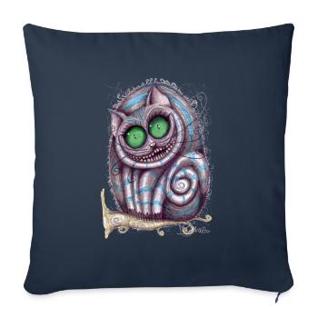 Sorcière Art 2 - Housse de coussin décorative 45 x 45 cm - bleu marine - Devant