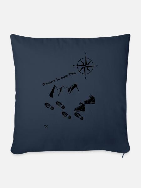 Wandern - Sofakissenbezug 45 x 45 cm - Navy