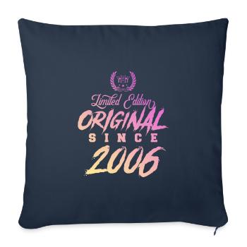 2006 limited edition original - Sofakissenbezug 45 x 45 cm - Navy - Vorne