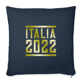 Italia 2022 Gold - Sofa pillowcase 17,3'' x 17,3'' (45 x 45 cm) - navy - Front