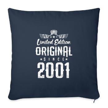 2001 limited edition - Sofa pillowcase 17,3'' x 17,3'' (45 x 45 cm) - navy - Front