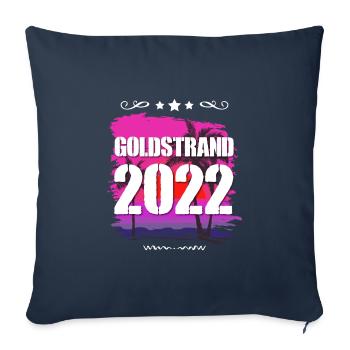 Goldstrand 2022 - Sofakissenbezug 45 x 45 cm - Navy - Vorne