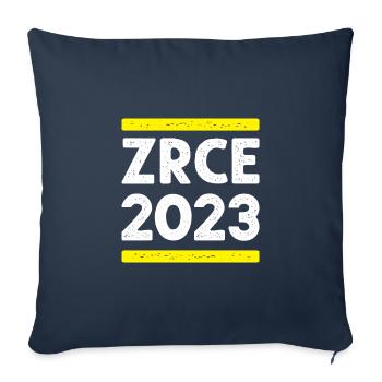 Zrce 2023 - Housse de coussin décorative 45 x 45 cm - bleu marine - Devant