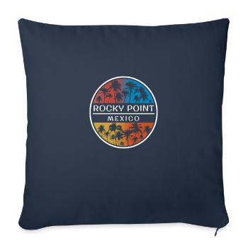 Rocky Point Puerto Penasco Mexico Stylish - Sofa pillowcase 17,3'' x 17,3'' (45 x 45 cm) - navy - Front