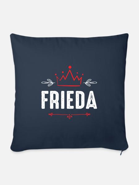 Frieda - Sofakissenbezug 45 x 45 cm - Navy