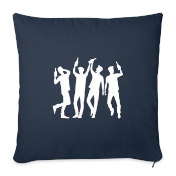 Bachelor Party Party Group - Sofa pillowcase 17,3'' x 17,3'' (45 x 45 cm) - navy - Front