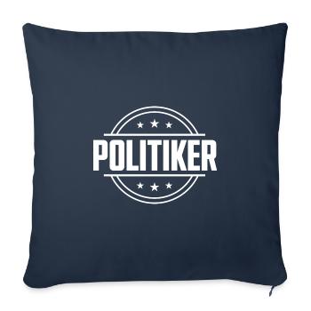 Politiker Beruf - Sofakissenbezug 45 x 45 cm - Navy - Vorne