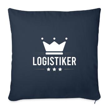 Logistiker Beruf - Sofakissenbezug 45 x 45 cm - Navy - Vorne