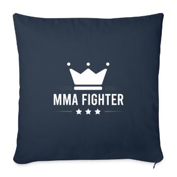 MMA Fighter Mixed Martial Arts - Sofakissenbezug 45 x 45 cm - Navy - Vorne