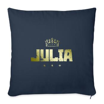 Juliet - Sofa pillowcase 17,3'' x 17,3'' (45 x 45 cm) - navy - Front