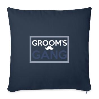 Team Groom - Sofakissenbezug 45 x 45 cm - Navy - Vorne