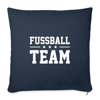 Football Team - Sofa pillowcase 17,3'' x 17,3'' (45 x 45 cm) - navy - Front