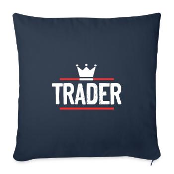 Trader Beruf - Sofakissenbezug 45 x 45 cm - Navy - Vorne